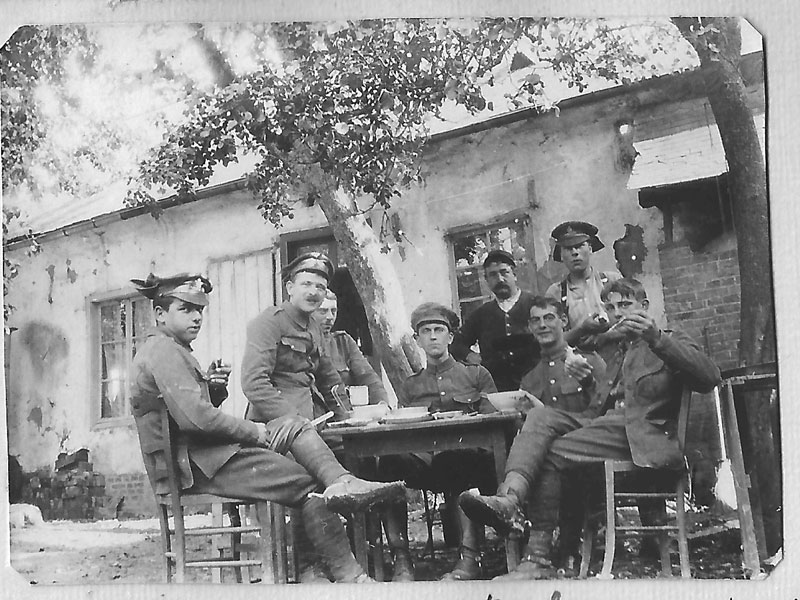 Soldats anglais repas