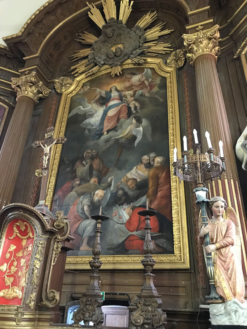 eglise tableau