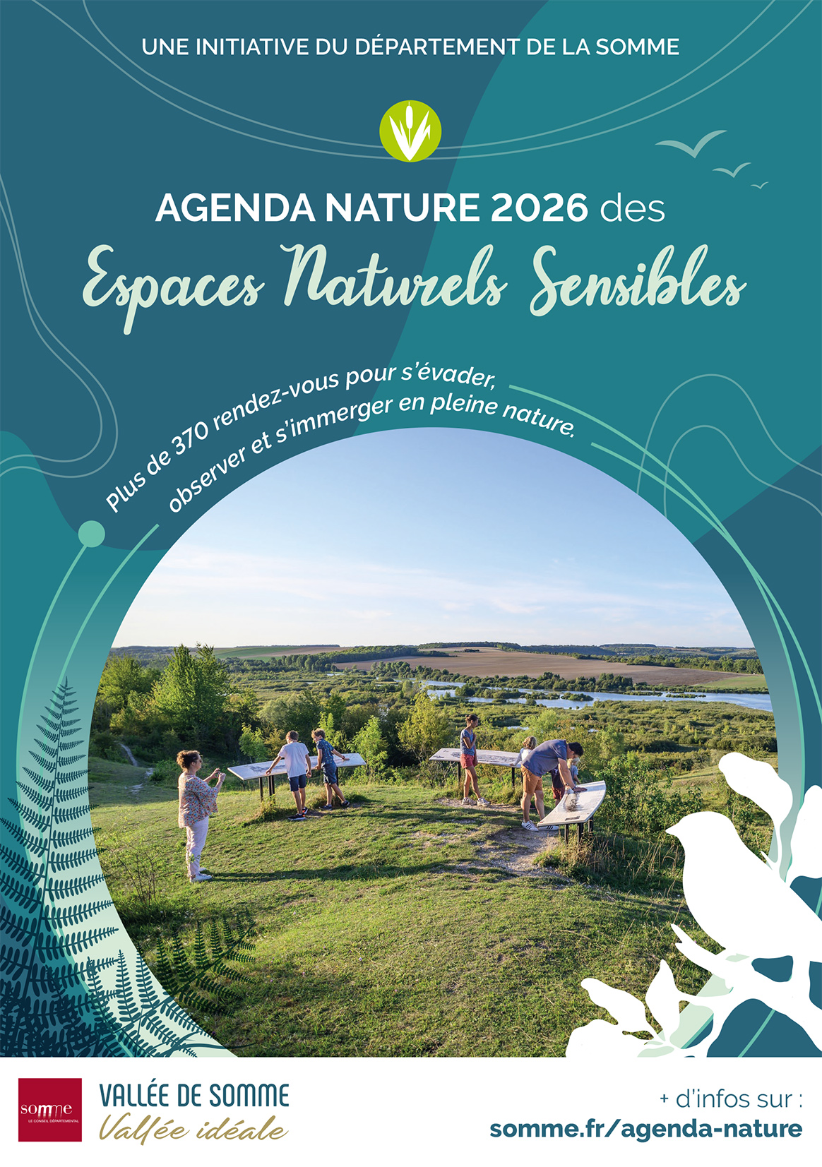 Affiche agenda nature 2026